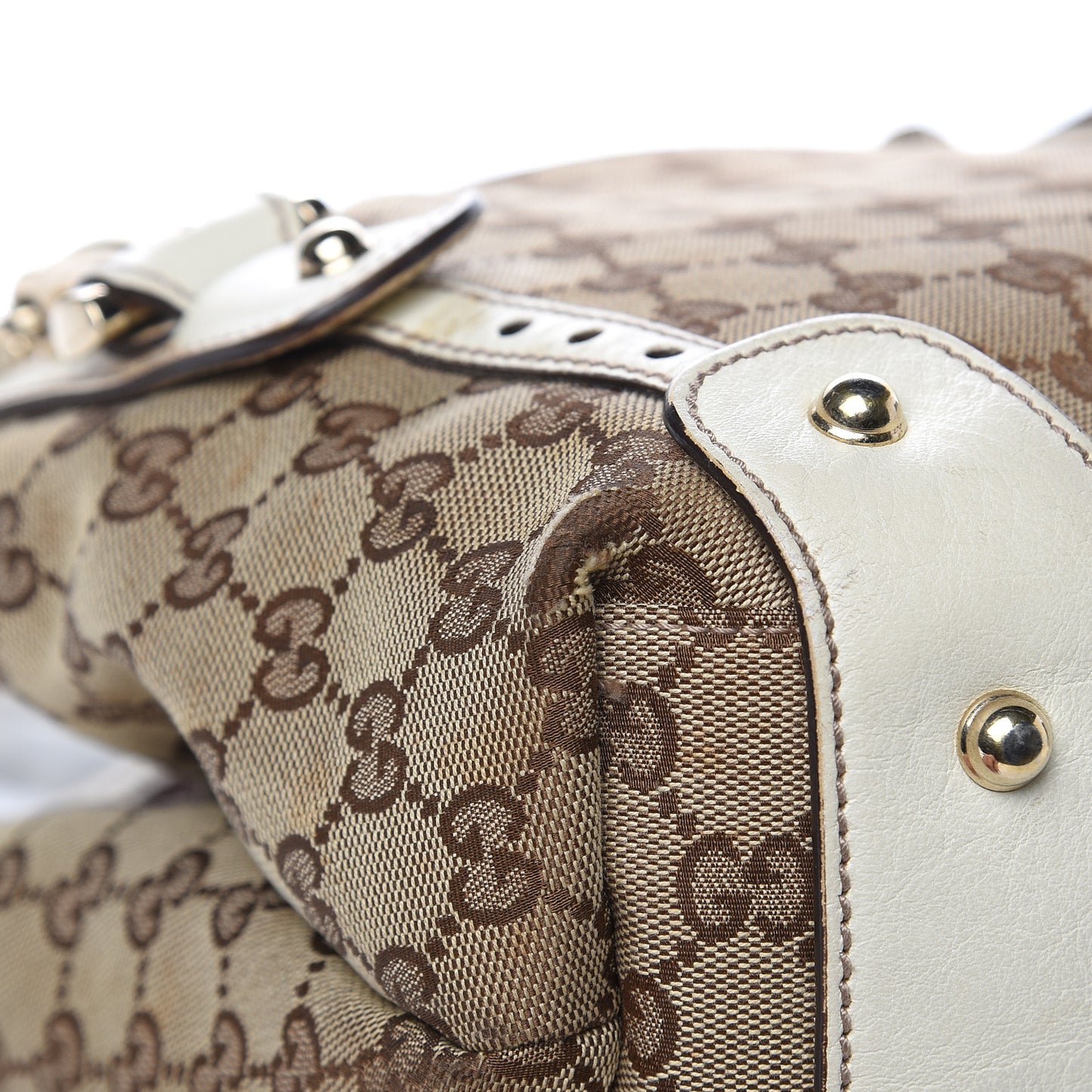 Monogram Small Pelham Shoulder Bag Off White