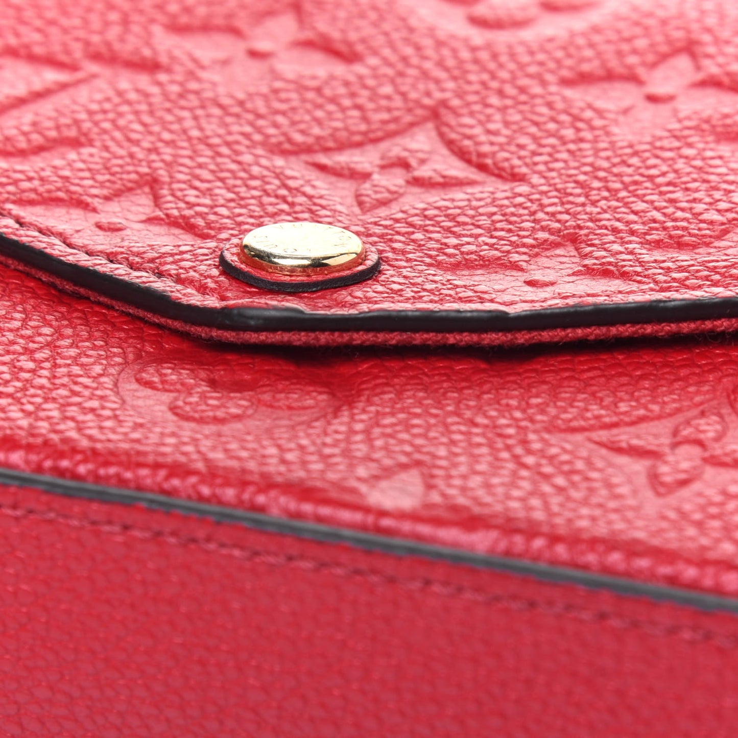 Empreinte Pochette Felicie Chain Wallet Scarlet