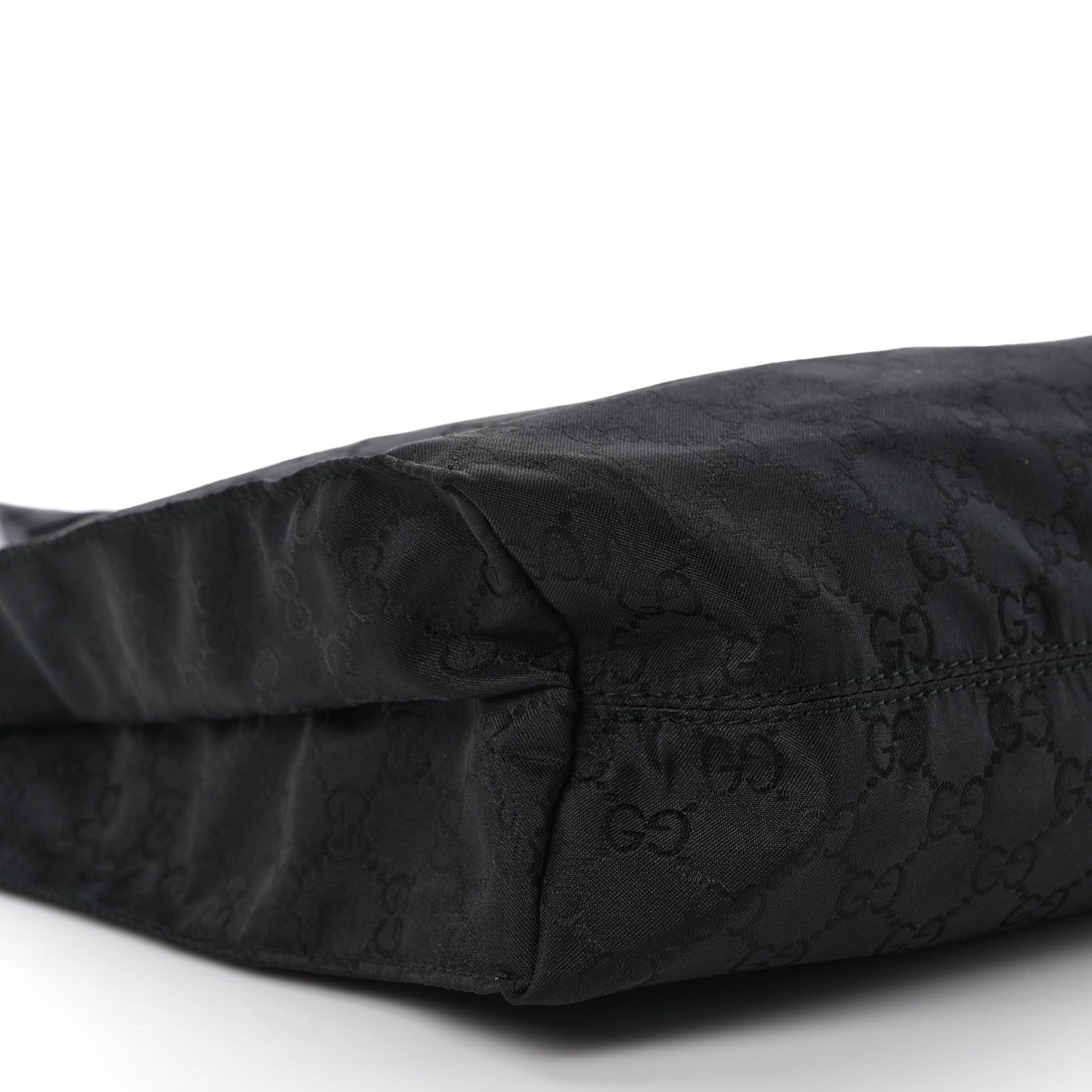 Nylon Monogram Tote Black