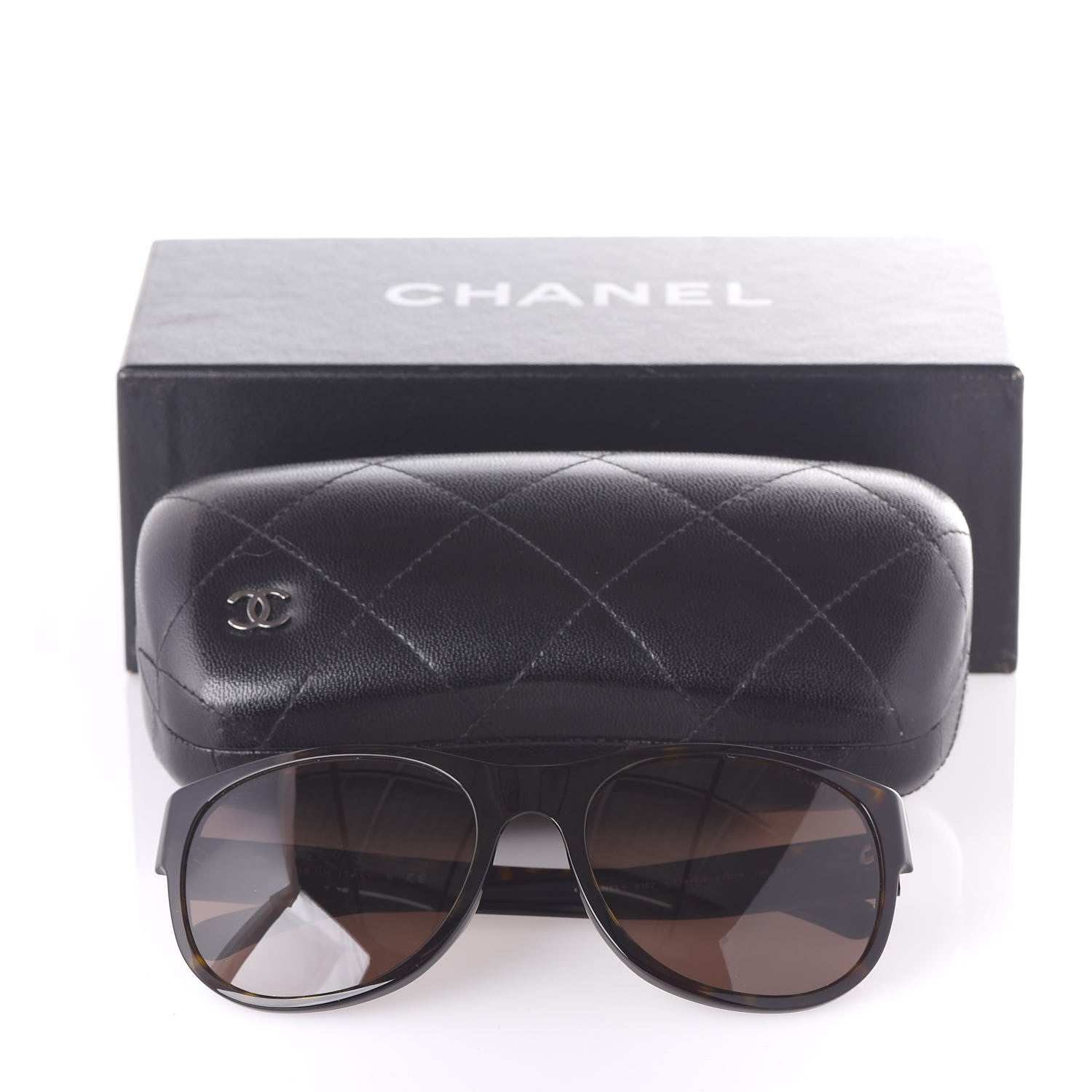 Chanel CC Logo Sunglasses 5182 Tortoise 9 of 9
