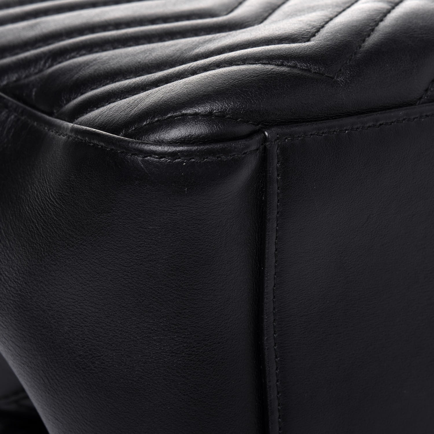 Gucci Calfskin Matelasse GG Marmont Backpack Black 9 of 21