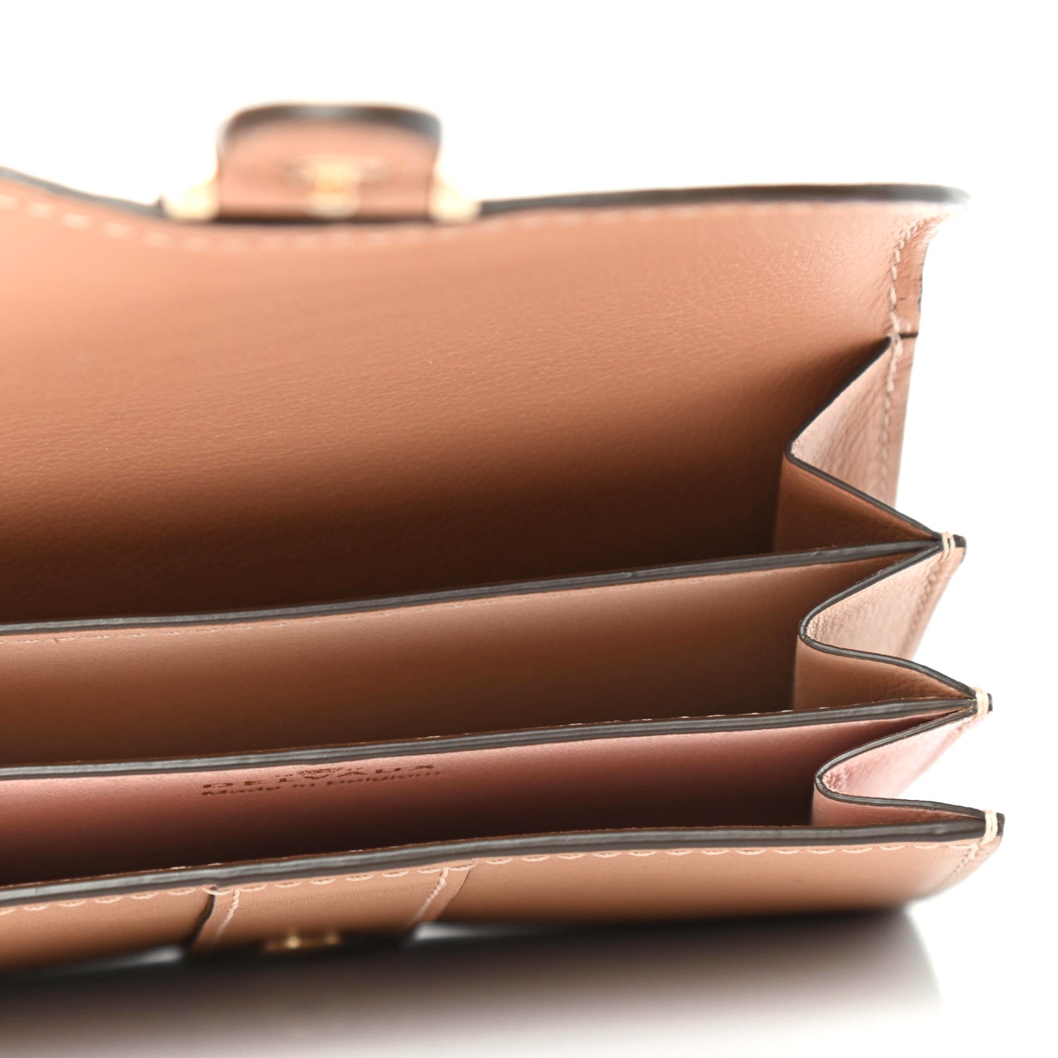 Delvaux Calfskin Brillant Coin Purse Ebene 4 of 9