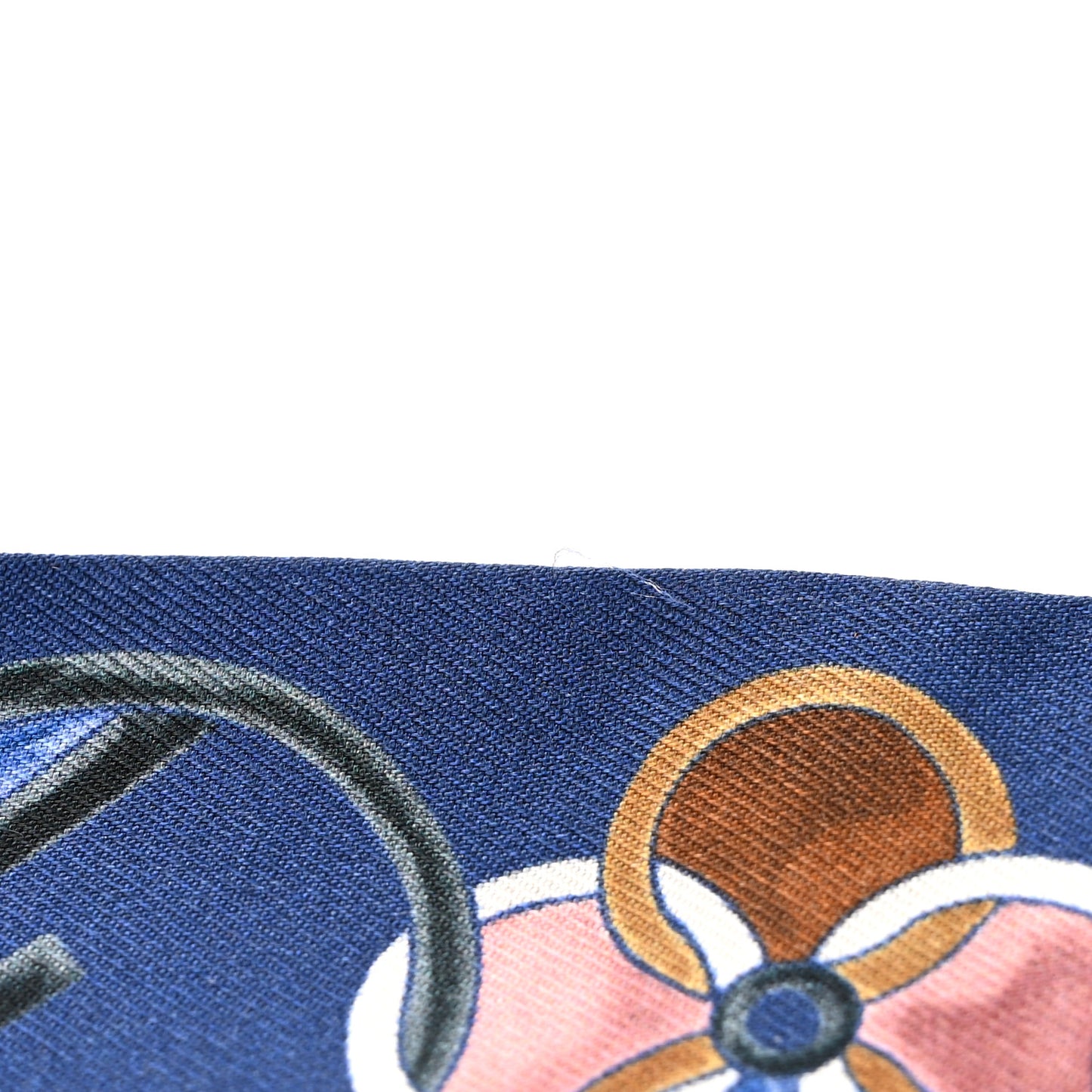 Silk Bandeau Blue Multicolor