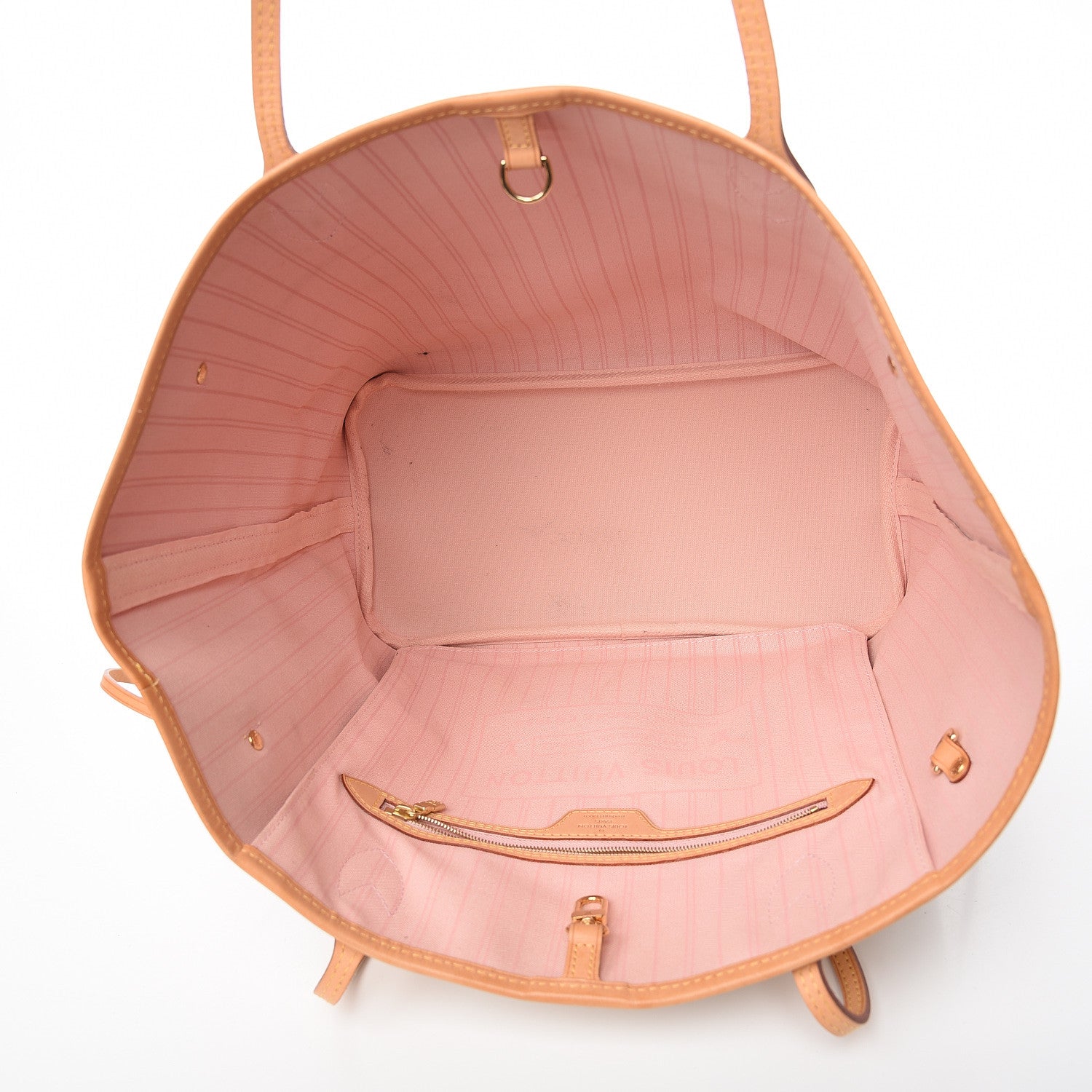 Louis Vuitton Damier Azur Neo Neverfull MM Rose Ballerine 5 of 16