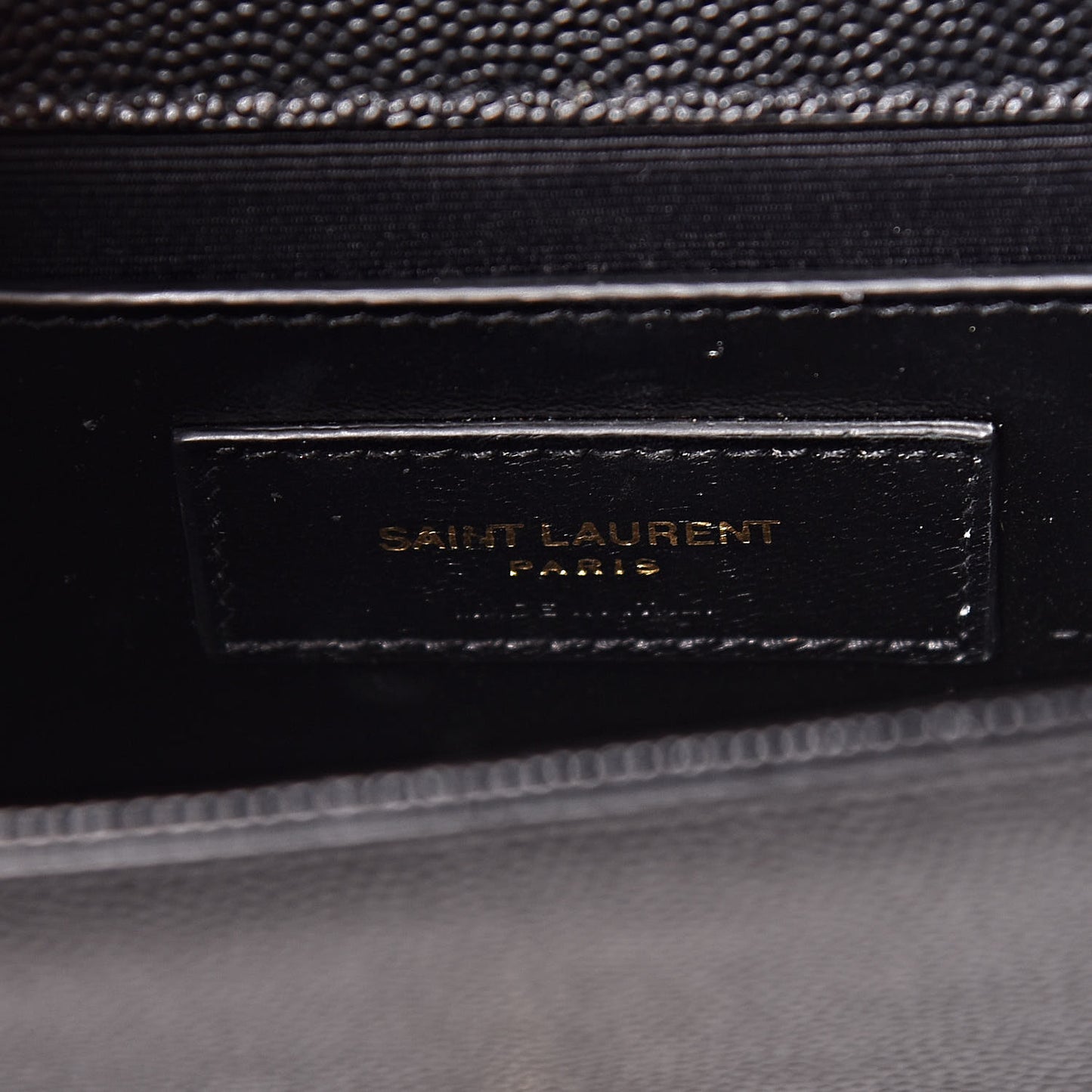 Grain De Poudre Small Monogram Kate Satchel Black