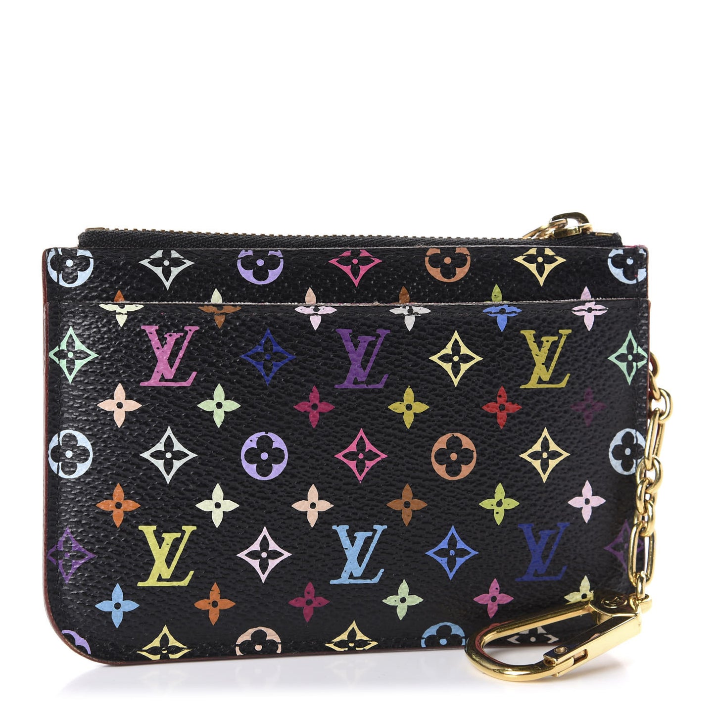 Monogram Multicolor Key Pouch Black Grenade