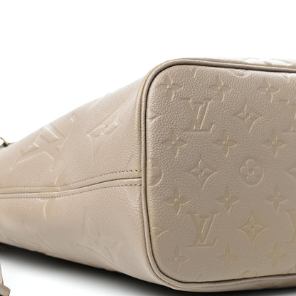 Louis Vuitton Empreinte Monogram Giant Neverfull MM Tourterelle 7 of 9