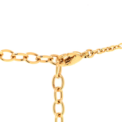 Louis Vuitton Rabbit Necklace Gold 4 of 6