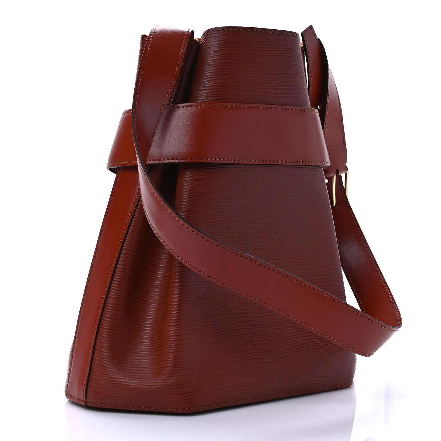 Louis Vuitton Epi Sac D'Epaule Kenyan Fawn 3 of 12