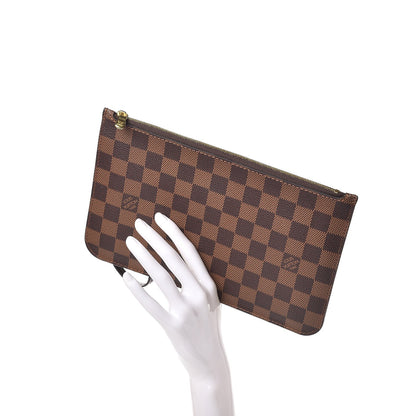 Louis Vuitton Damier Ebene Neverfull MM GM Pochette 2 of 7