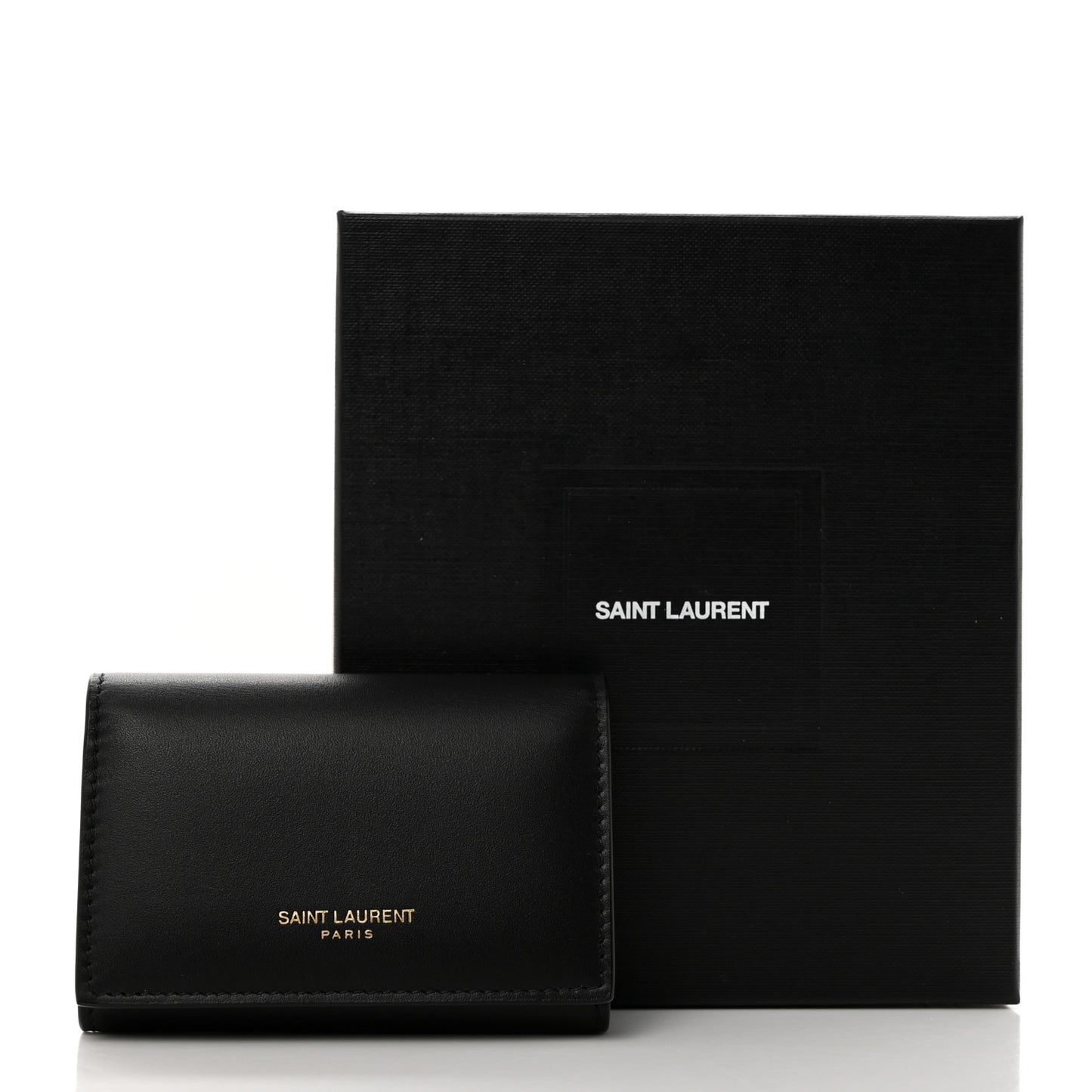 Calfskin Key Holder Pouch Black