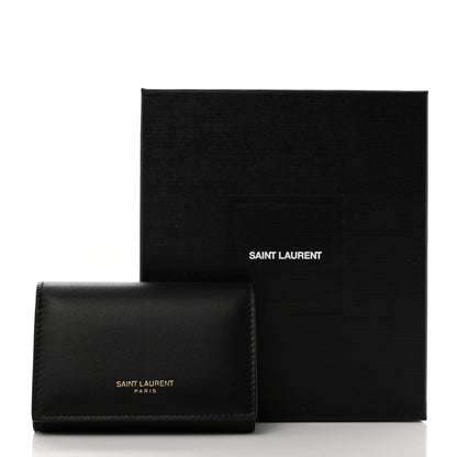 Saint Laurent Calfskin Key Holder Pouch Black 8 of 8