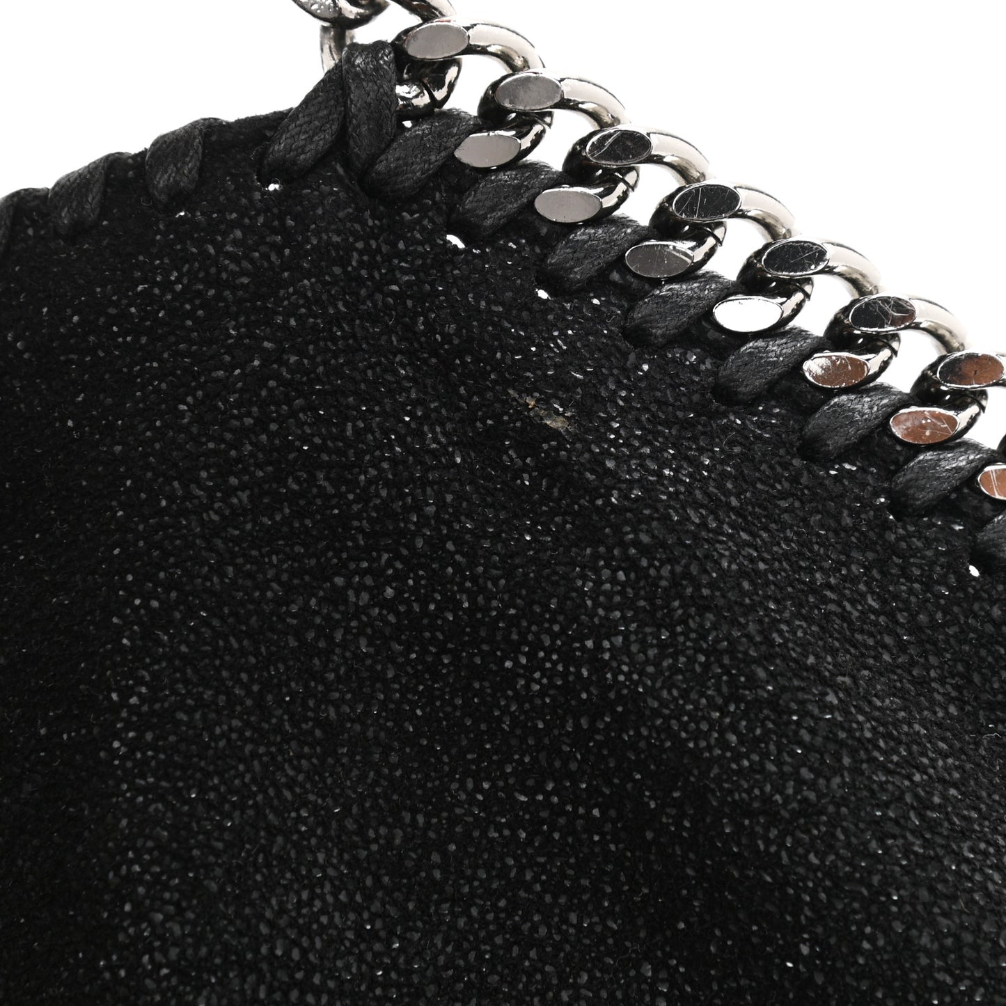 Shaggy Deer Falabella Fold Over Tote Black