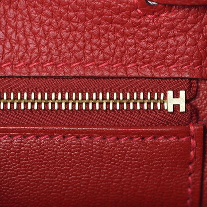 Hermes Togo Kelly Retourne 28 Rouge Casaque 17 of 37