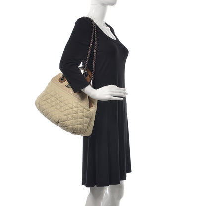 Chanel Iridescent Calfskin Large In the Mix Tote Beige Brown 3 of 15