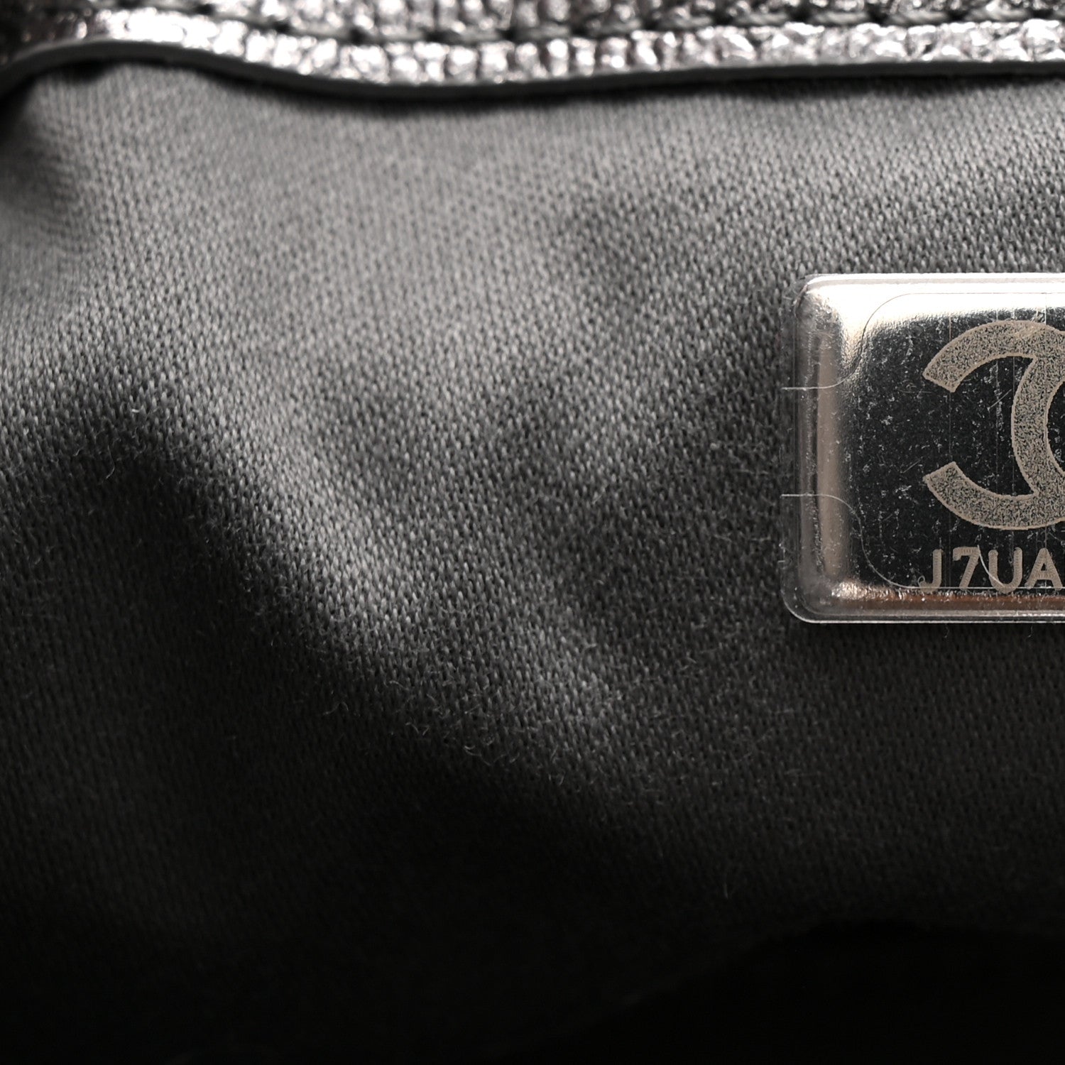 Chanel Metallic Caviar Quilted Mini Chanel 25 Handbag Anthracite 7 of 10