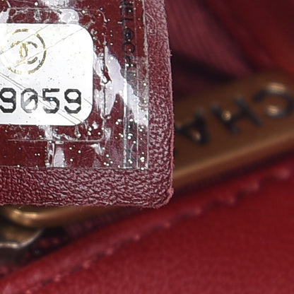 Chanel Lambskin Quilted New Medium Boy Flap Red 8 of 15