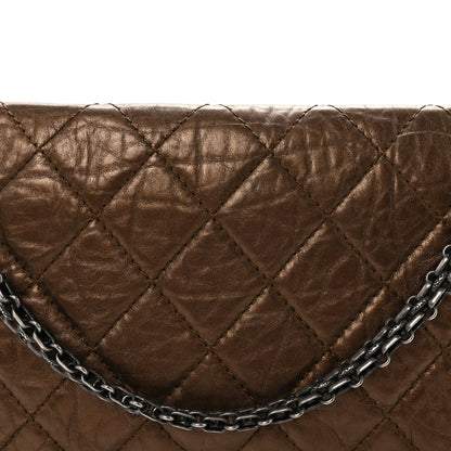 Chanel Metallic Aged Calfskin Quilted 2.55 Reissue 227 Flap Bronze 7 of 9