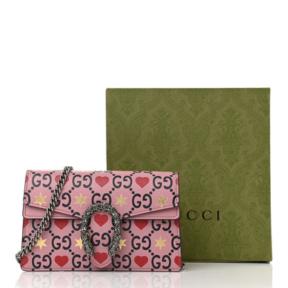 Gucci Calfskin Valentine's Day Exclusive Super Mini Dionysus Shoulder Bag 8 of 8