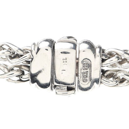 David Yurman Sterling Silver 18K Yellow Gold 8mm Double Wheat Chain Necklace 5 of 5