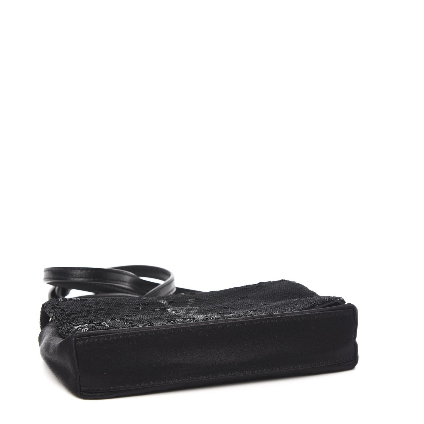 Sequins Toy West Hollywood Chain Wallet Nero Manto Naturale