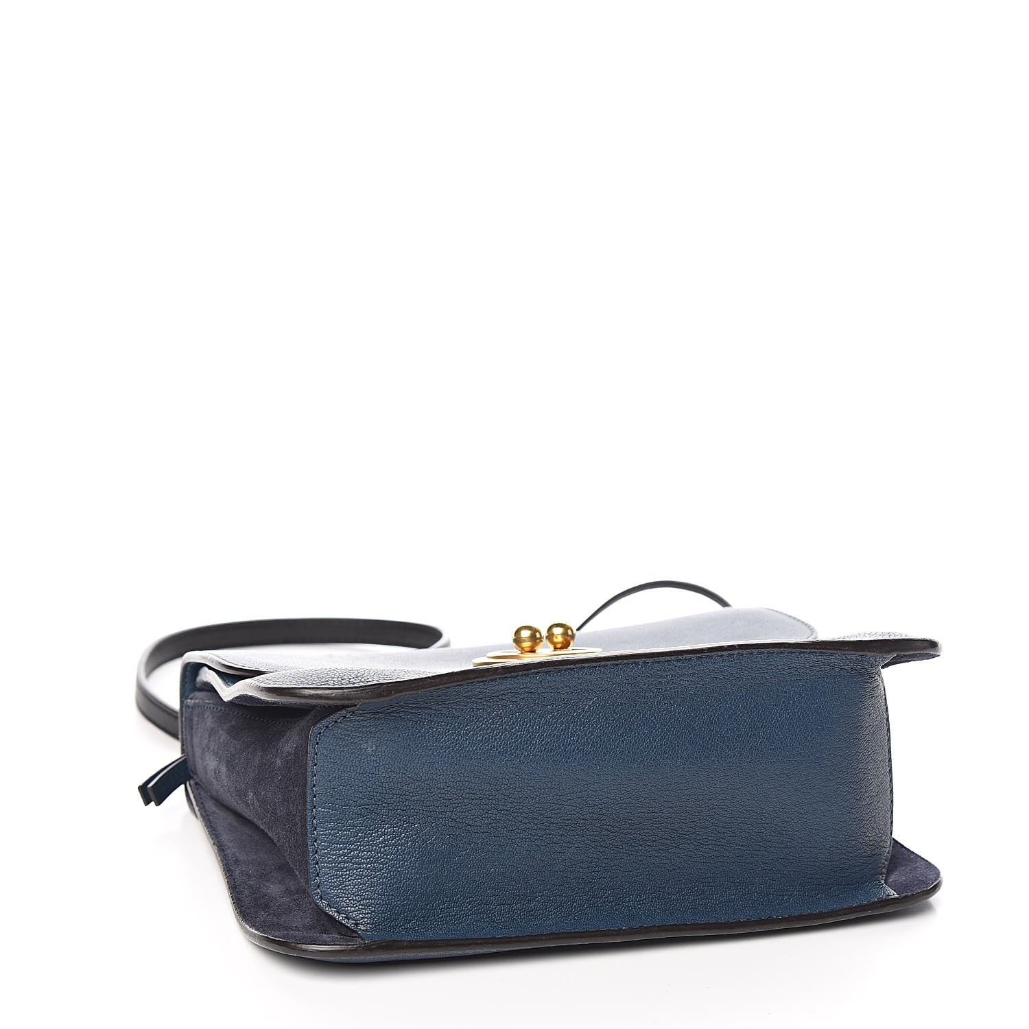 Chloe Goatskin Medium Mily Shoulder Bag Denim Blue 5 of 12