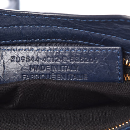 Balenciaga Agneau Giant 12 Gold Hardware Mini City Bleu Obscur 7 of 7