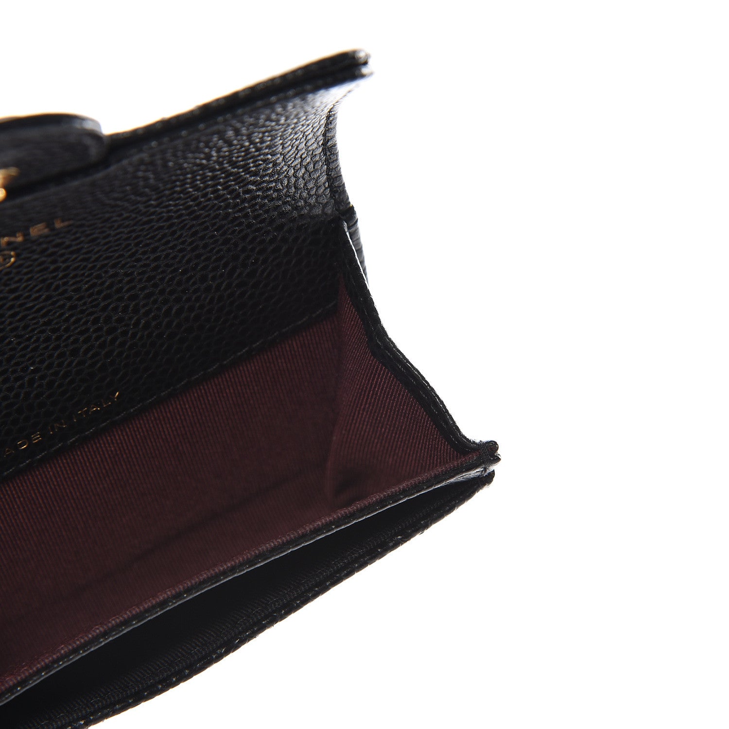 Chanel Caviar Quilted Flap Card Holder Black 4 of 11