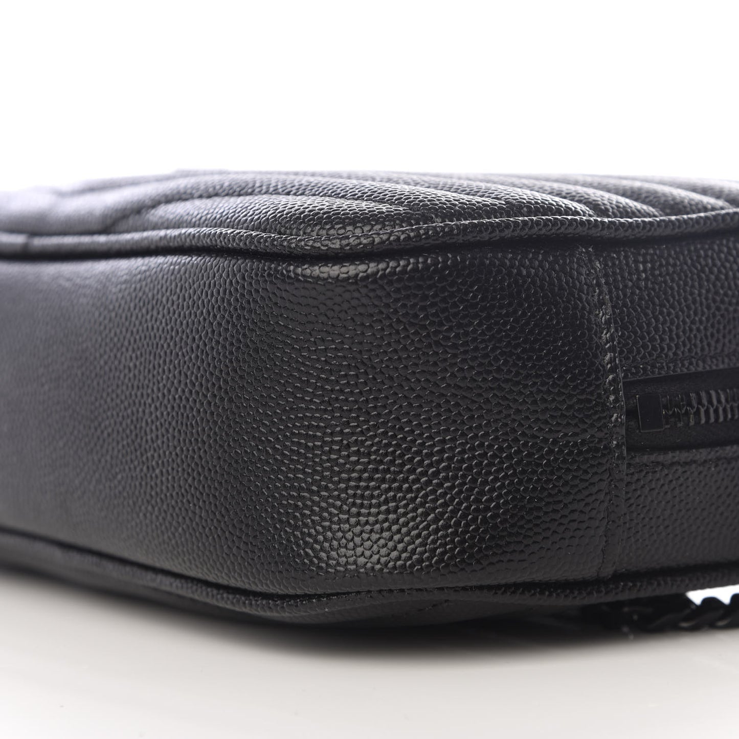 Grain De Poudre Matelasse Monogram Mini Lou Camera Bag Black