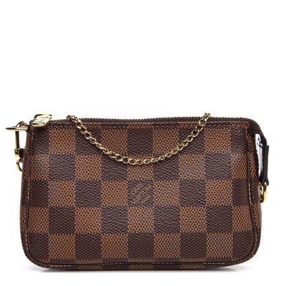Louis Vuitton Damier Ebene Mini Pochette Accessories 1 of 6
