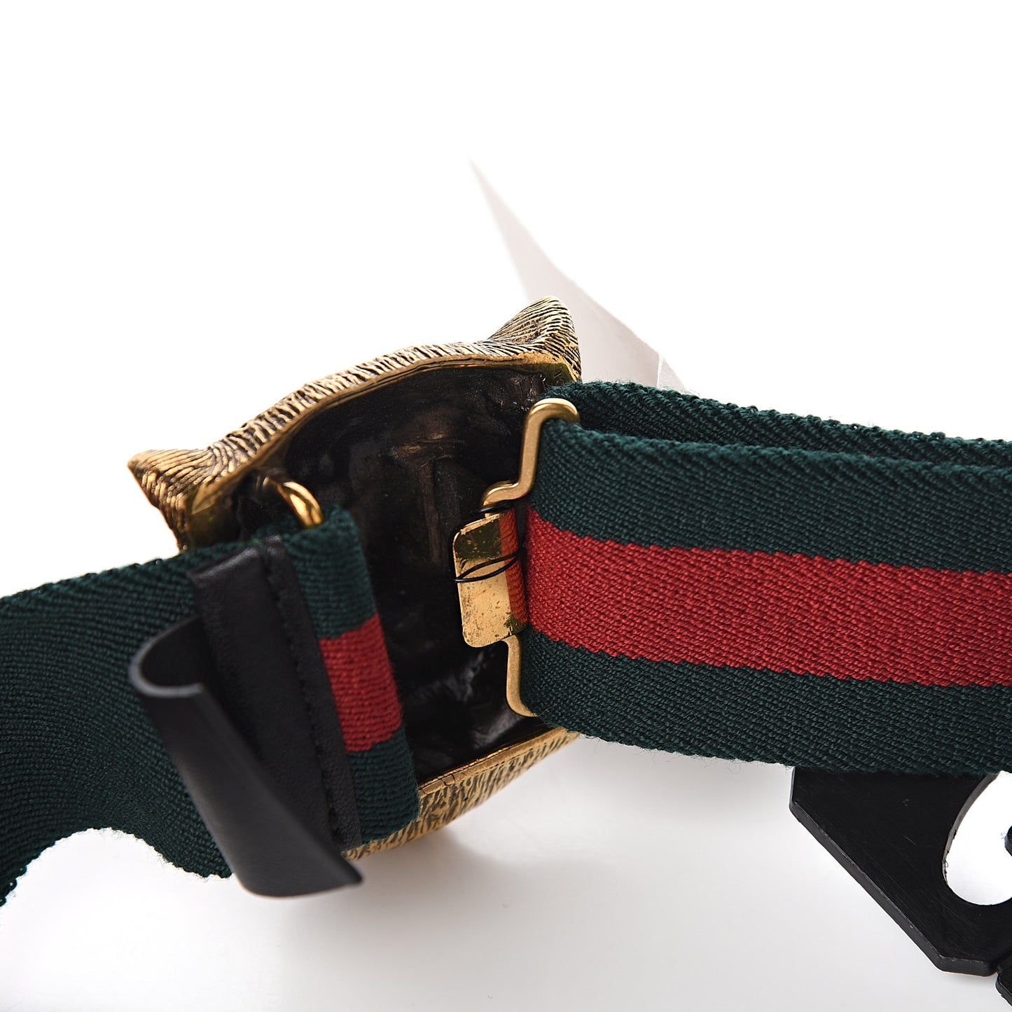 Web Feline Buckle Belt 75 30 Green Red