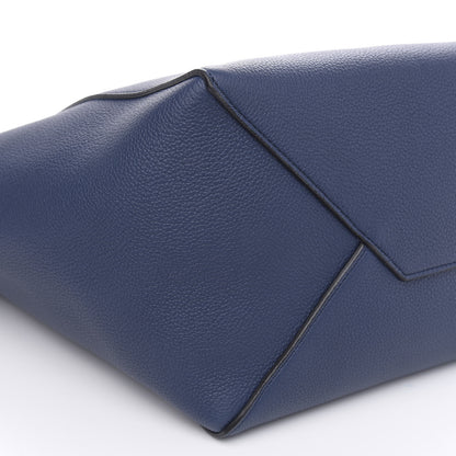 Celine Soft Grained Calfskin Small Belt Cabas Phantom Deep Blue 7 of 9