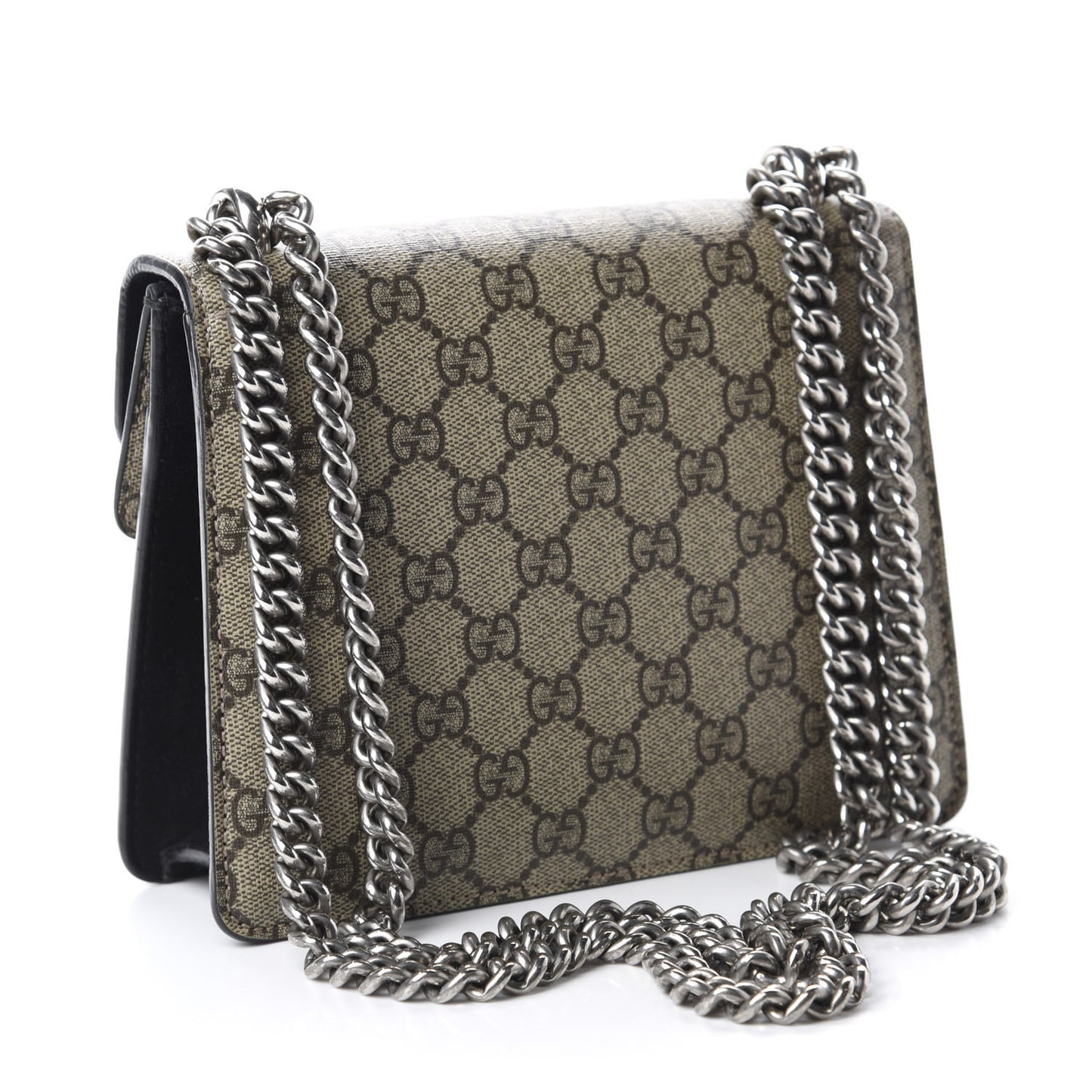 GG Supreme Monogram Mini Dionysus Shoulder Bag Black