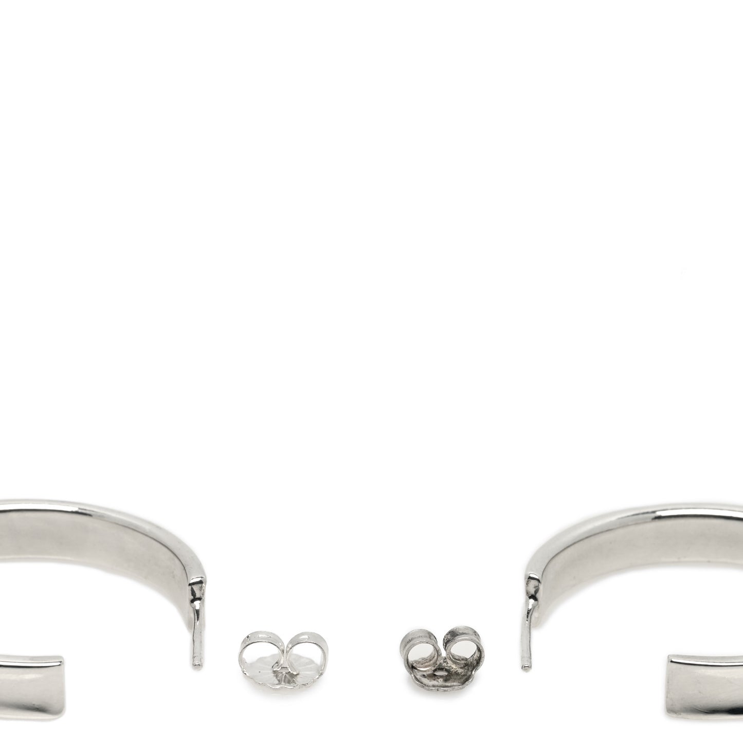 Sterling Silver Medium 1837 Hoop Earrings