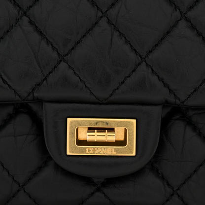 Chanel Aged Calfskin Quilted 2.55 Reissue 226 Flap Black 12 of 12