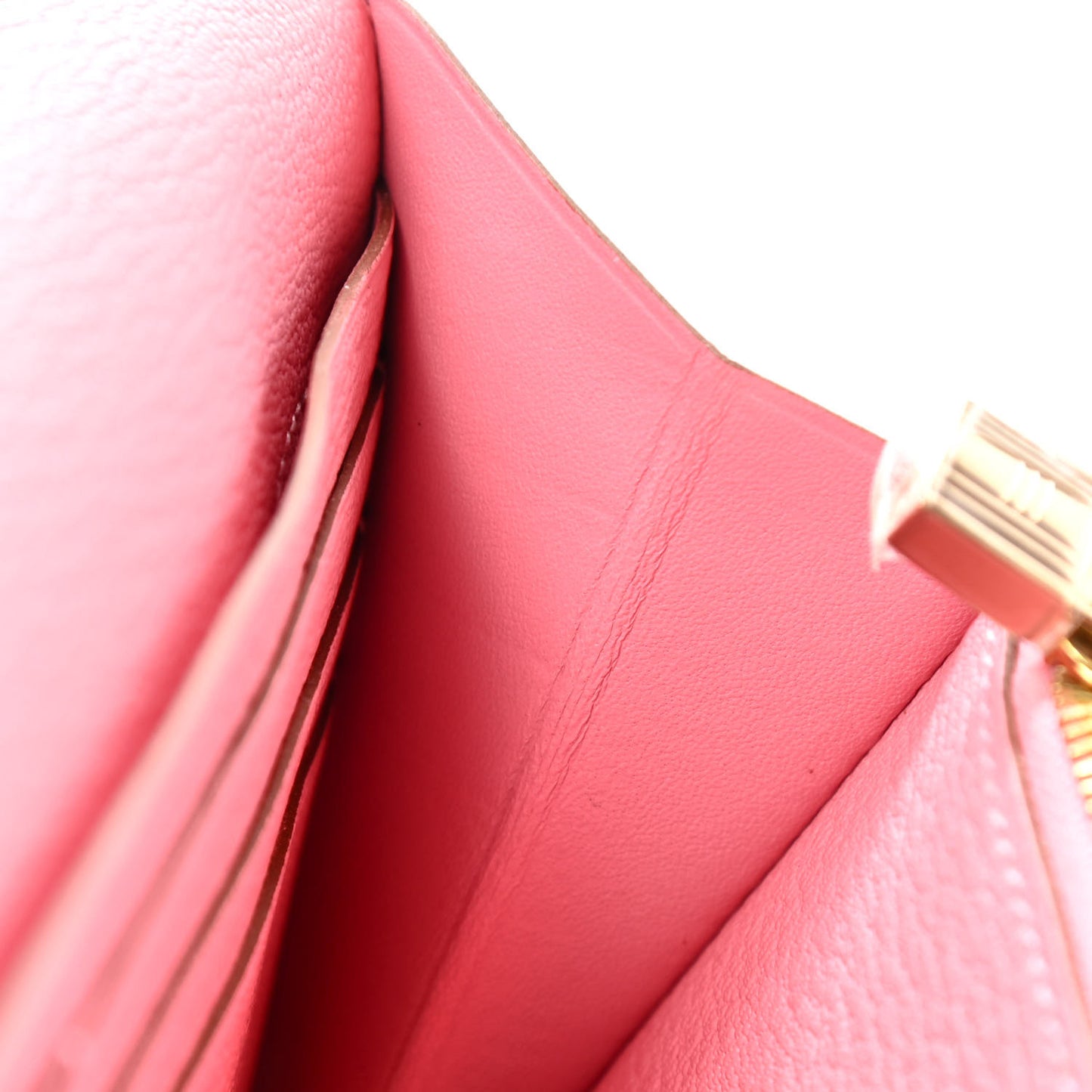 Chevre Mysore Kelly Longue Wallet Rose Confetti