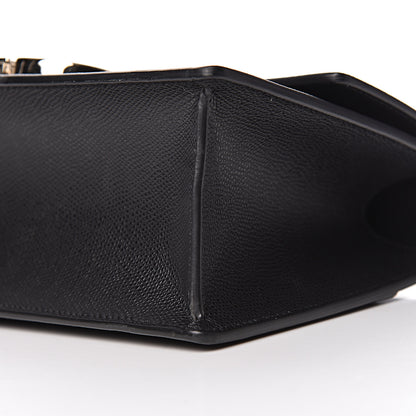 Christian Dior Grained Calfskin Embossed 30 Montaigne Chain Flap Bag Black 9 of 10