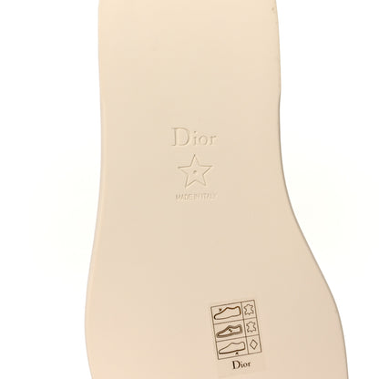 Christian Dior Lambskin Embossed Every-D Flat Slide Sandals 36 Off White 8 of 10
