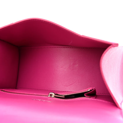Balenciaga Grained Calfskin Tonal B Small Hourglass Top Handle Bag Acid Fuchsia 5 of 13