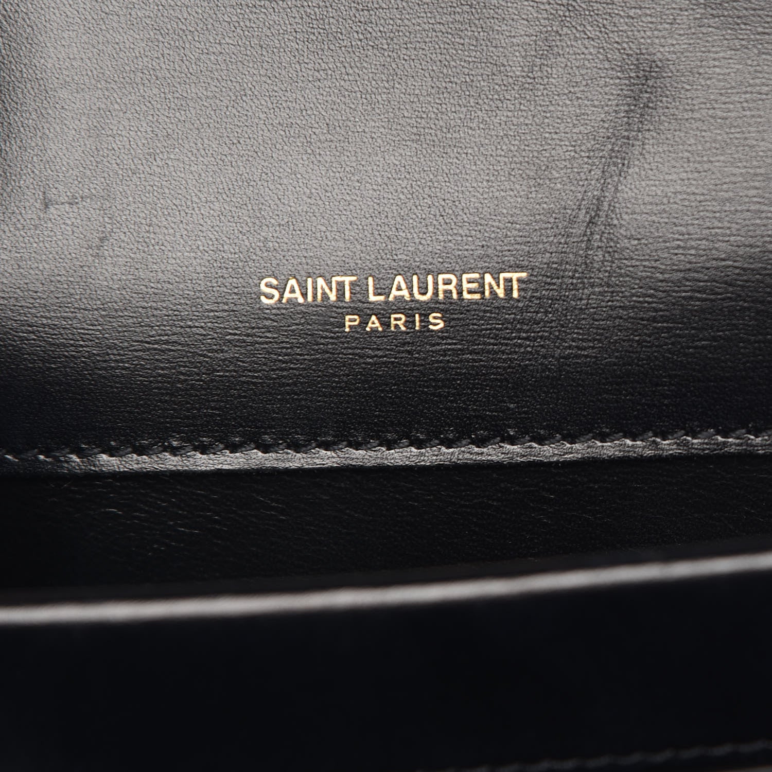 Saint Laurent Calfskin Sao Shoulder Bag Black 9 of 11