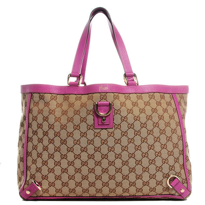 Gucci Monogram Abbey Large Tote Fuchsia 1 of 7