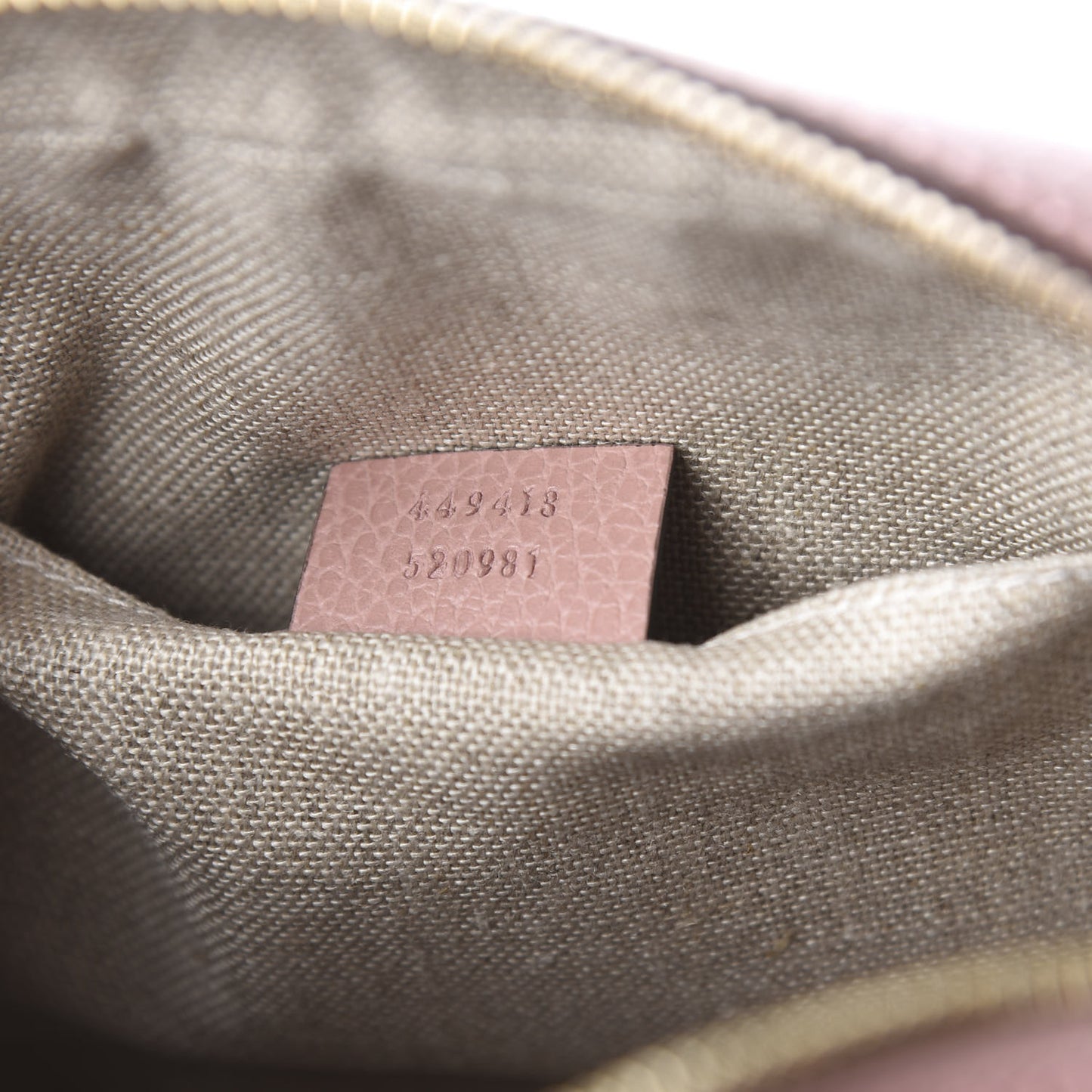 Monogram Mini Bree Messenger Bag Beige Soft Pink