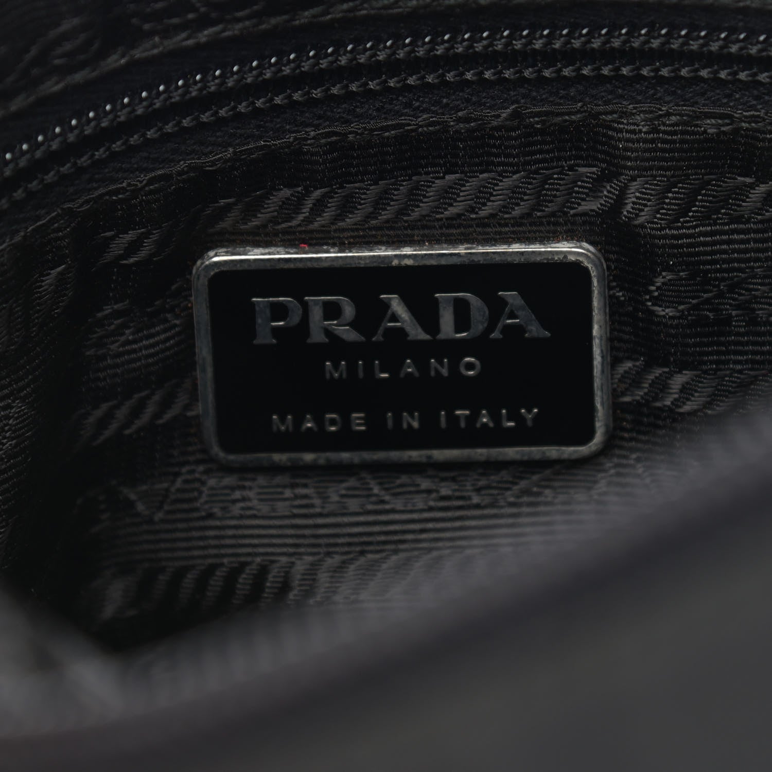 Prada Tessuto Nylon Sport Shoulder Bag Black 6 of 11
