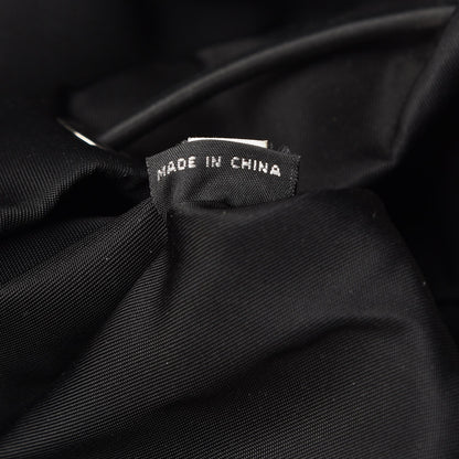 Prada Tessuto Nylon Impunturato Double Buckle Backpack Black 8 of 10