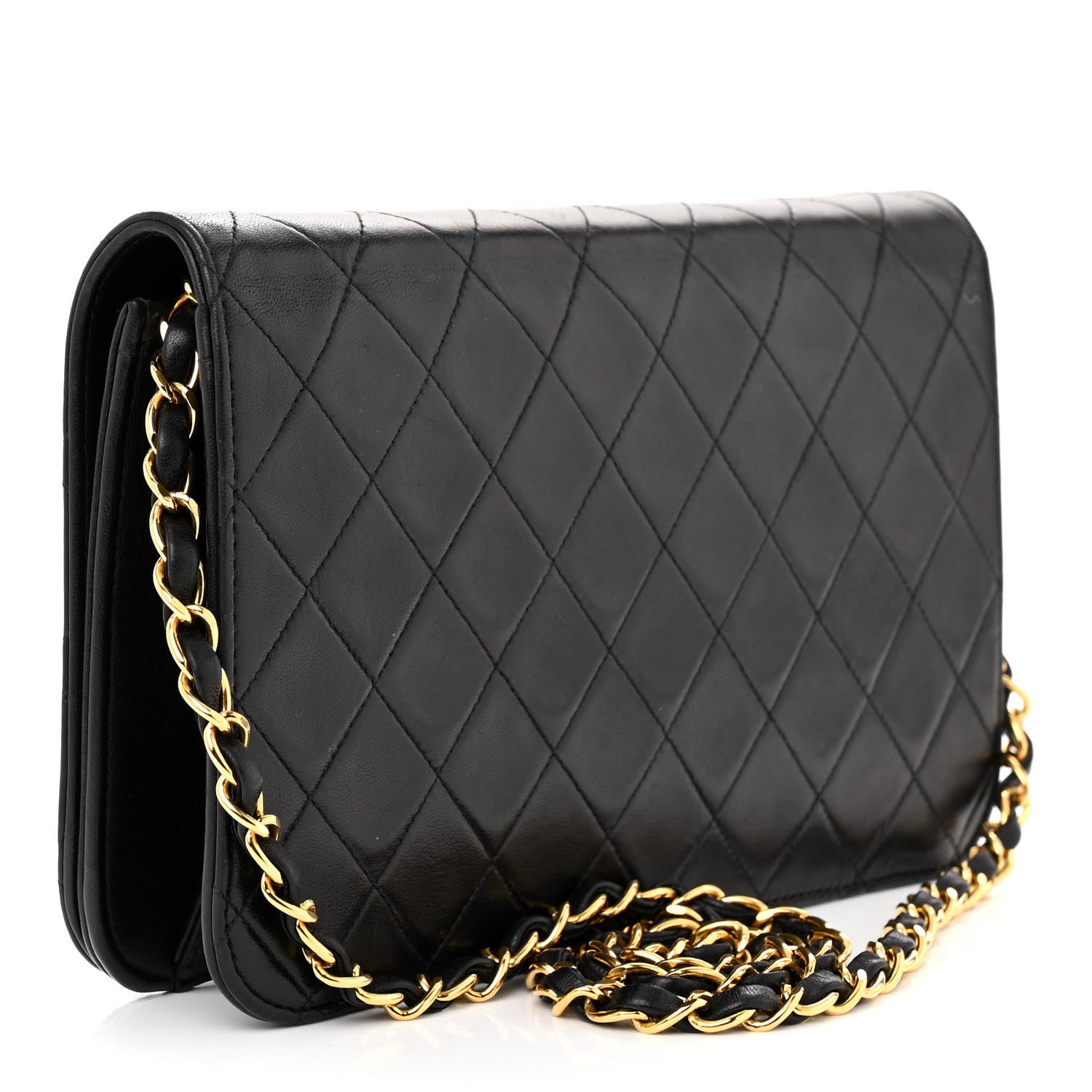 Chanel Lambskin Quilted Small Single Flap Bag Black 3 of 11