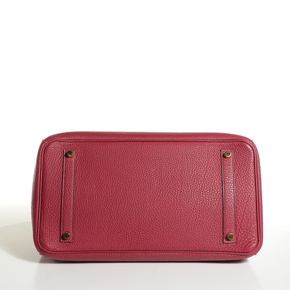 Hermes Togo Eclat Horseshoe Birkin 35 Rubis Vert Veronese 11 of 30