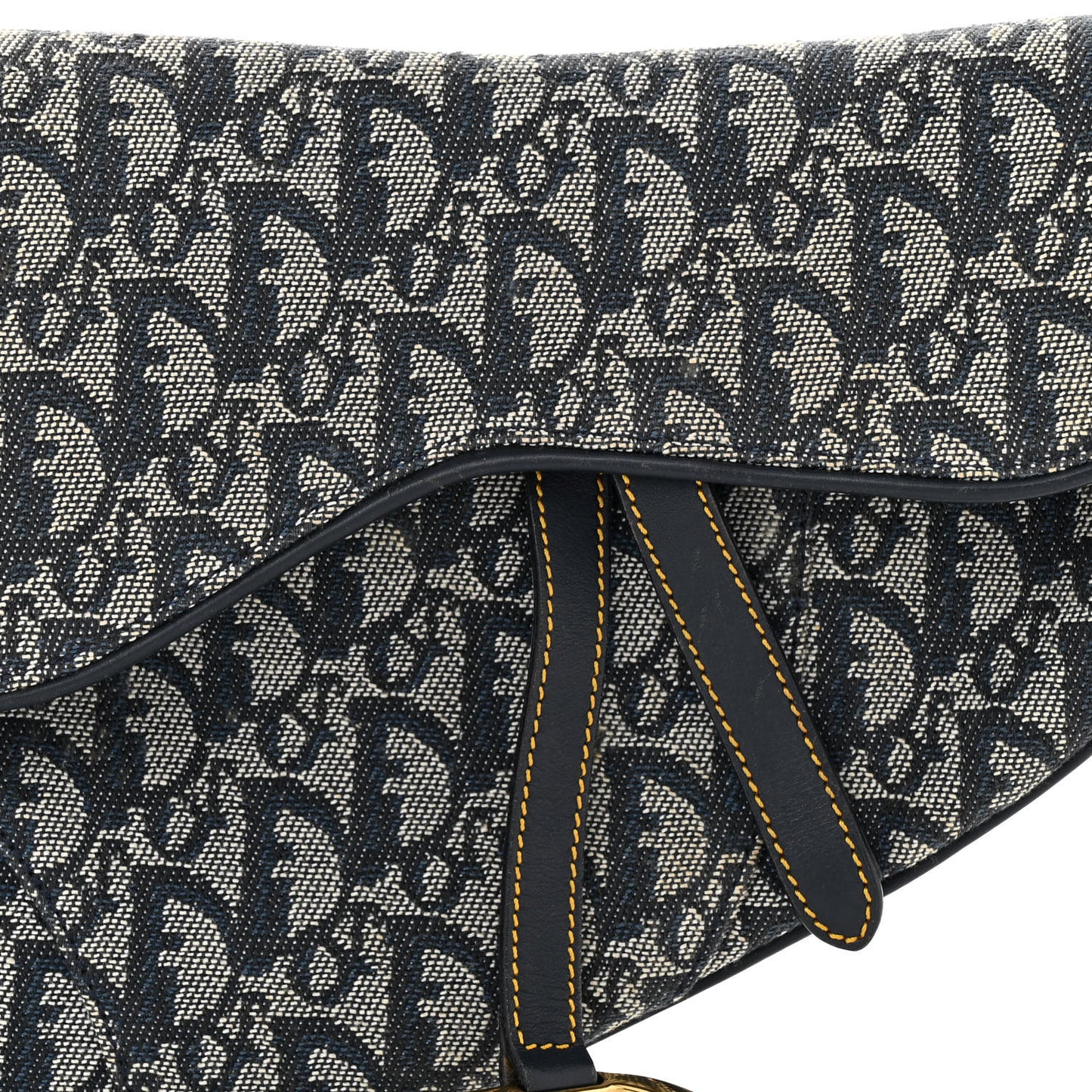 Monogram Saddle Bag Blue