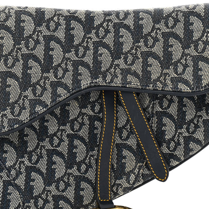 Christian Dior Monogram Saddle Bag Blue 7 of 11