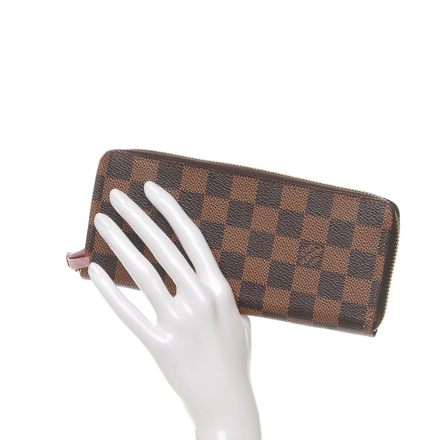Louis Vuitton Damier Ebene Clemence Wallet 2 of 8