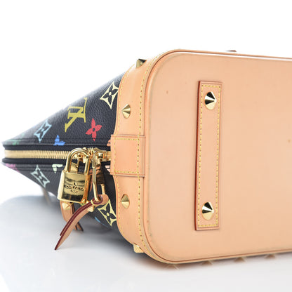 Louis Vuitton Monogram Multicolor Alma PM Black 8 of 9